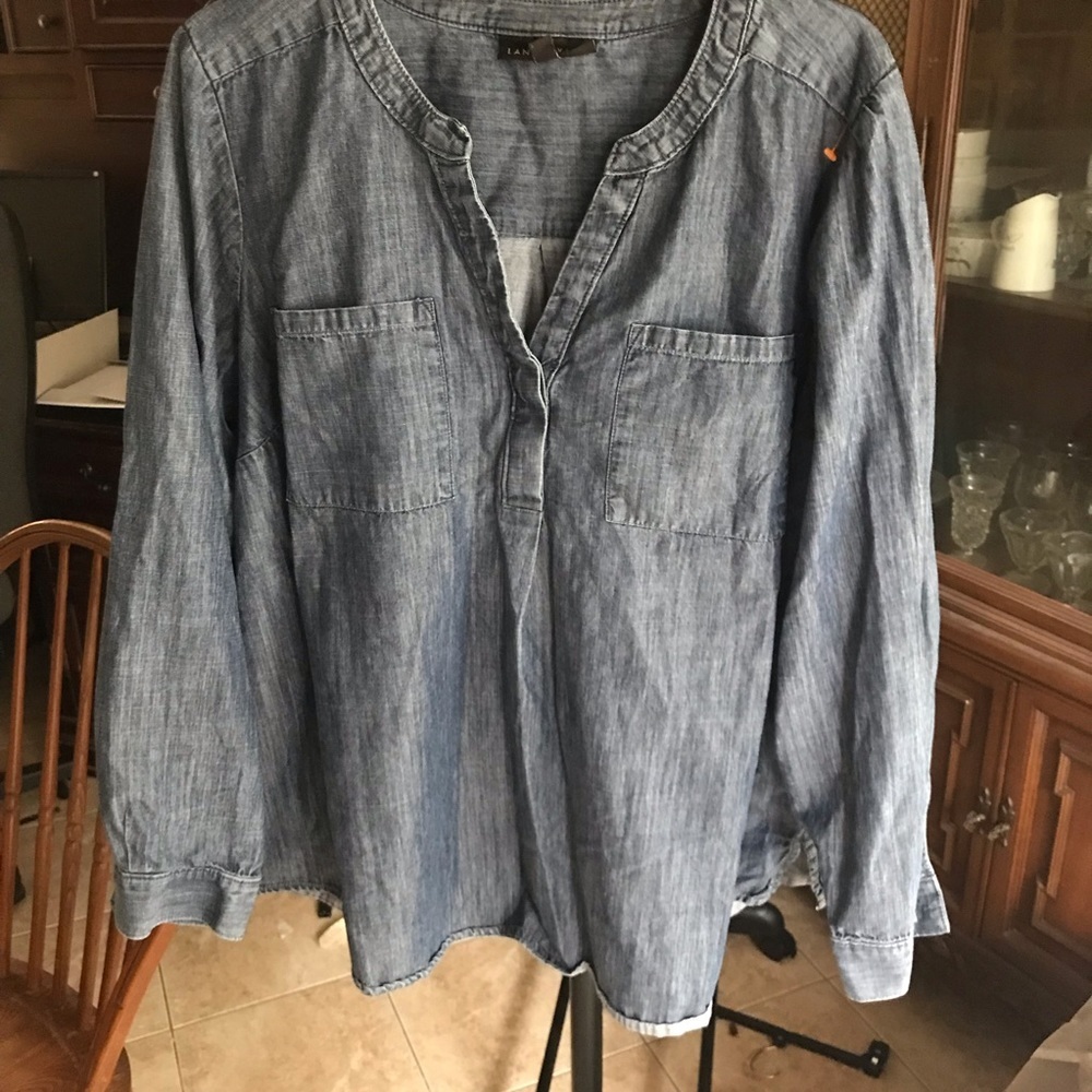 Lane Bryant Jean top, size 18